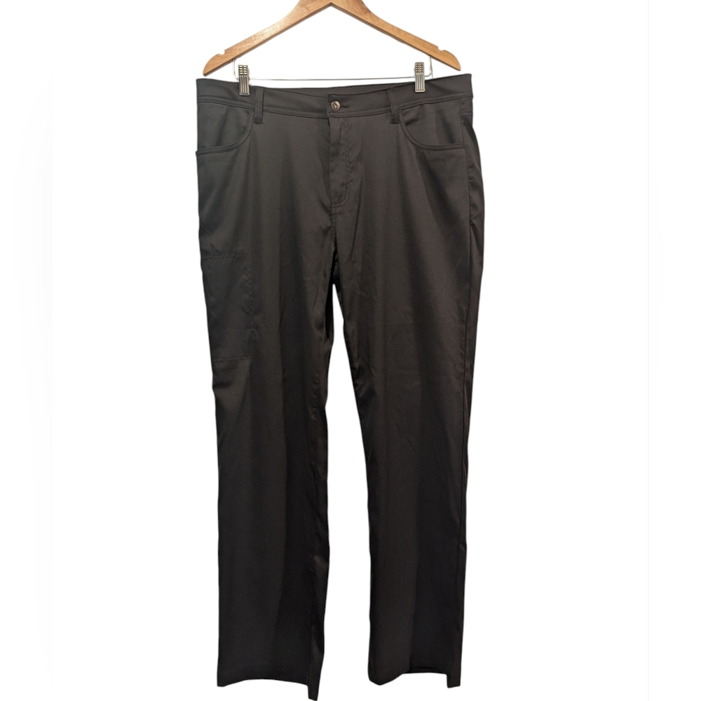 Prana Mid Rise Standard Straight Black Pants Size 16